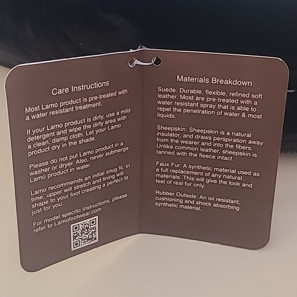 Lamo Australian Suede Sheep Skin Candace Slip On Moccasins Black Women's Size 9 - Picture 10 of 12